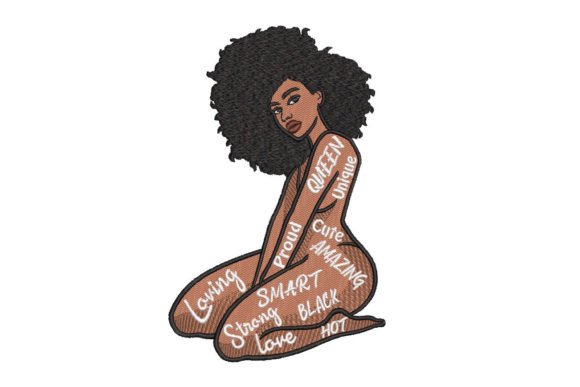 Black Cute Woman with Afro Hairstyle Review