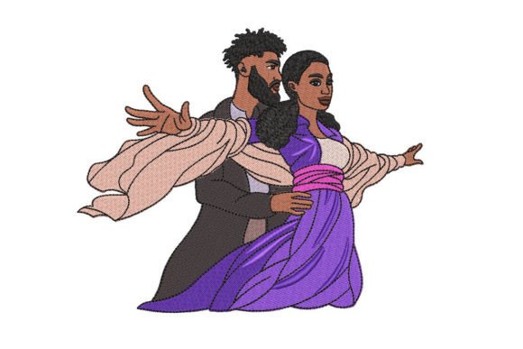 Black Man and Woman Relationships. Love Embroidery Review