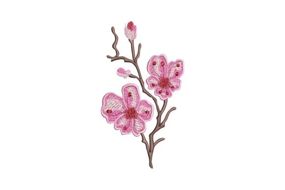 Blossoming Sakura Branch Embroidery Review