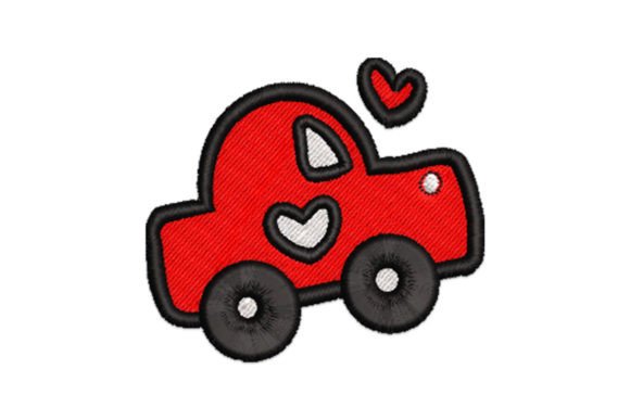 Car with Hearts Embroidery Review