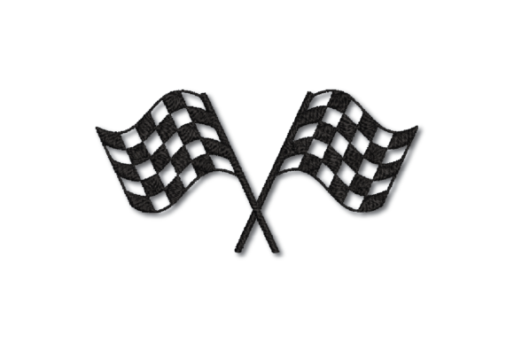 Checker Flags for Seasonal Embroidery Projects