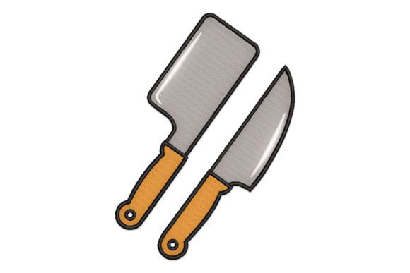 Cooking Knifes Embroidery Review