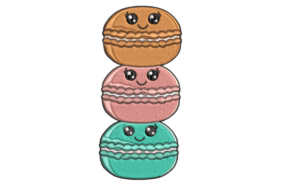 Cute Macarons Embroidery Review