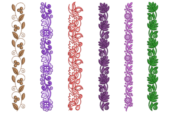 Flower and Leaves Borders Set Review