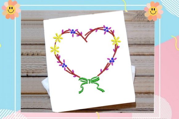 Flower Heart Wreath Embroidery Review