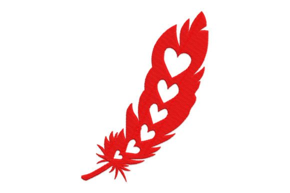 Heart Feather Embroidery Review for Boutique Sweatshirts