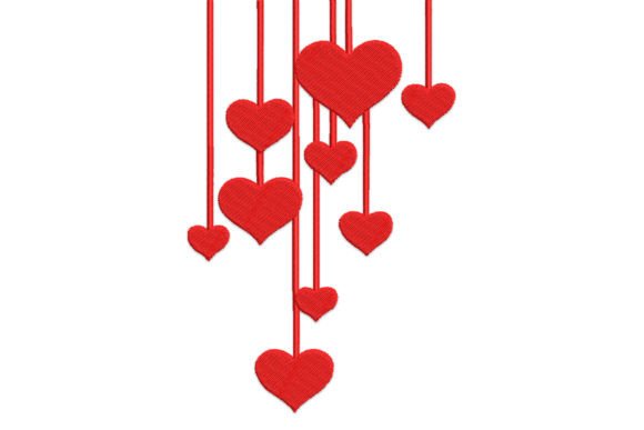 Heart Hanging Embroidery Design Review