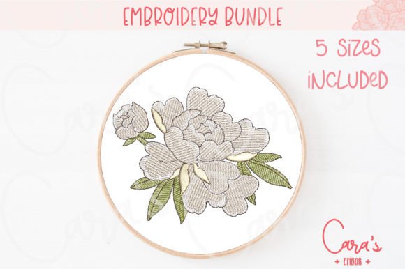 Peonies Embroidery Design Review