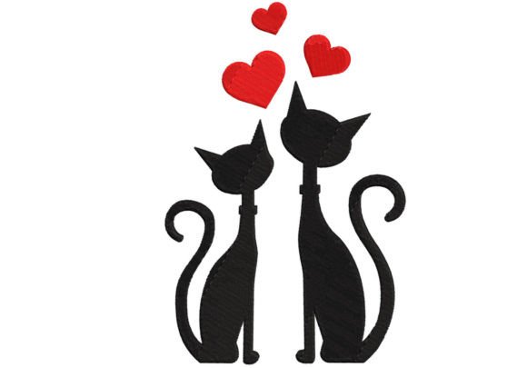 Purr-featly Stitched Love Couple Cats Review