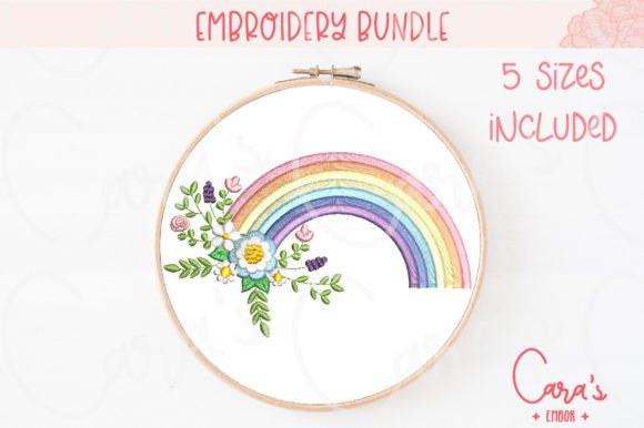 Rainbow and Flowers Ava Embroidery Review
