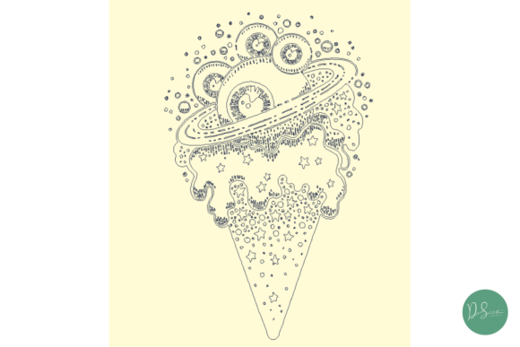 Space Ice Cream Embroidery Review