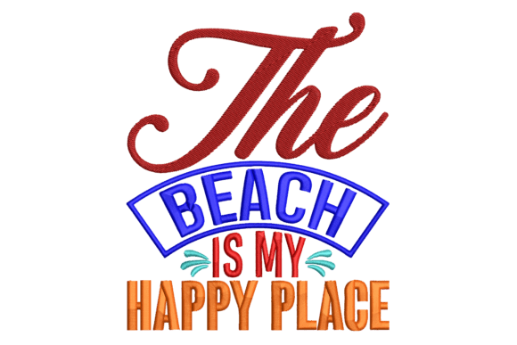 The Beach is My Happy Place Embroidery Review
