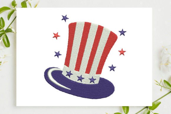 USA Top Hat Embroidery Review
